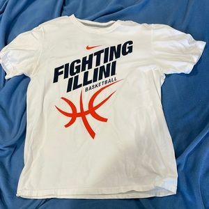 Medium Fighting Illini basketball cotton tee